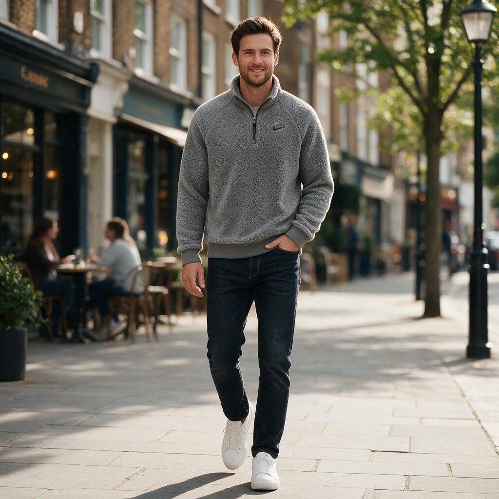 Sherpa Quarter-Zip Pullover