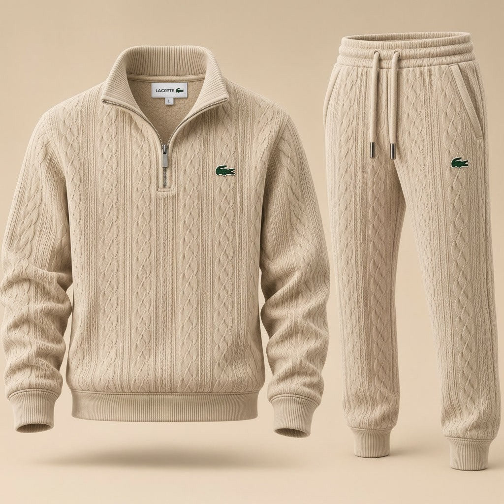Crestwood Cable-Knit Zip Set