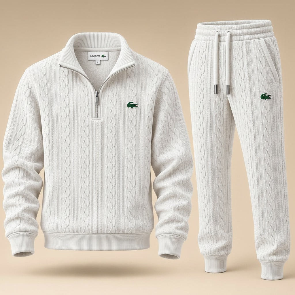 Crestwood Cable-Knit Zip Set